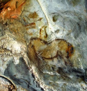 Caballos y uro en el Camarín. © Texnai. Principado de Asturias, Consejería de Cultura