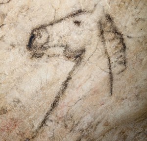 Caballo pintado en el Panel Principal. © Miguel de Guzmán. Principado de Asturias, Consejería de Cultura