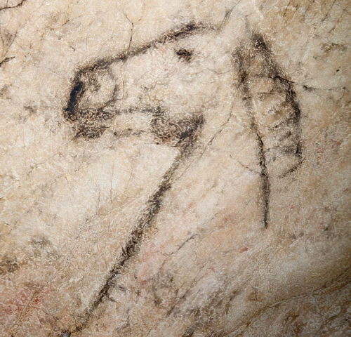 Caballo pintado en el Panel Principal. © Miguel de Guzmán. Principado de Asturias, Consejería de Cultura