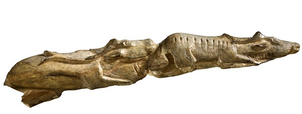 Escultura de renos procedente del abrigo de Montastruc. © British Museum