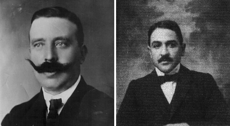 A la izquierda, Juan Cabré. A la derecha, Francisco Benítez Mellado