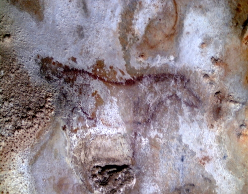 Caballo del Talud de la Peña de Candamo. © Texnai, Principado de Asturias, Consejería de Cultura