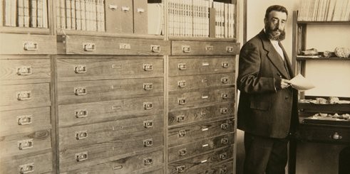 Eduardo Hernández-Pacheco, en el Museo de Ciencias Naturales.© CSIC